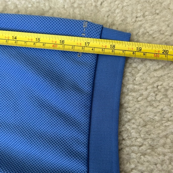 Columbia PFG Omni-Shade Blue Short Sleeve Mesh Lined Mens X-Large Fishing Polo - Picture 2 of 11